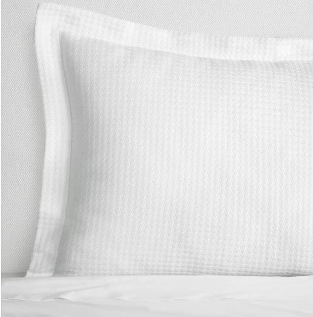 Hatteras Standard Sham Bedding Style Sferra White 
