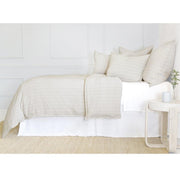 Henley Twin Duvet Cover Bedding Style Pom Pom at Home Oat 