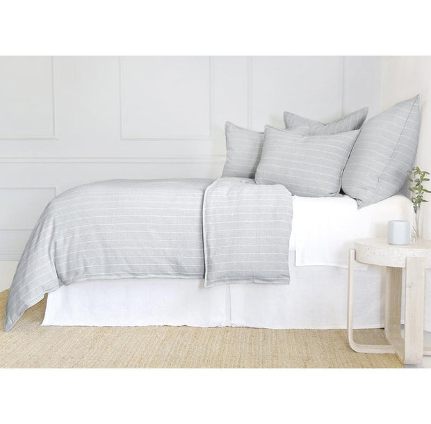 Henley Twin Duvet Cover Bedding Style Pom Pom at Home Sky 