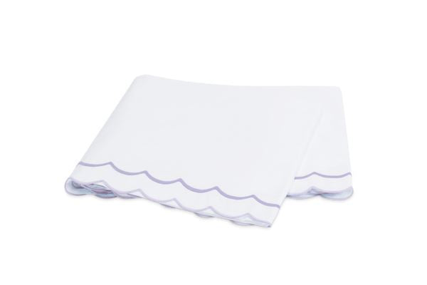 India King Flat Sheet Bedding Style Matouk Lilac 