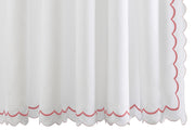 India Pique Shower Curtain Shower Curtains Matouk Blush 