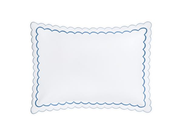 India Standard Sham Bedding Style Matouk Azure 