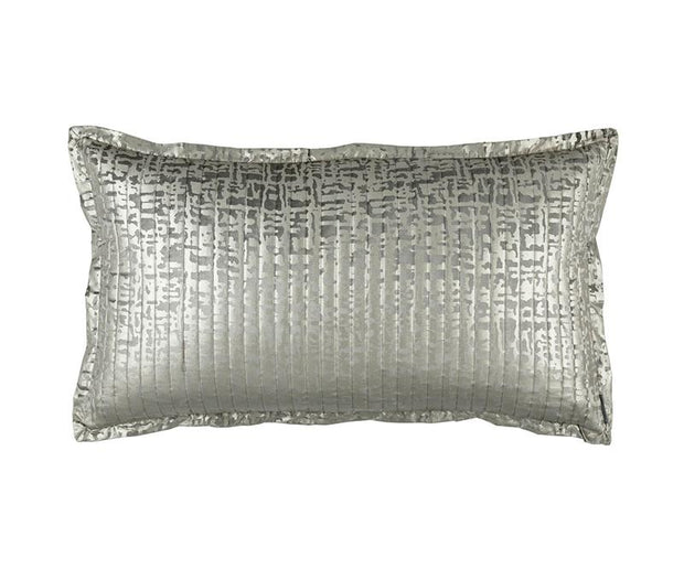 Jolie Quilted King Pillow Bedding Style Lili Alessandra Silver 