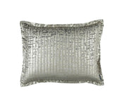 Jolie Quilted Standard Pillow Bedding Style Lili Alessandra Silver 