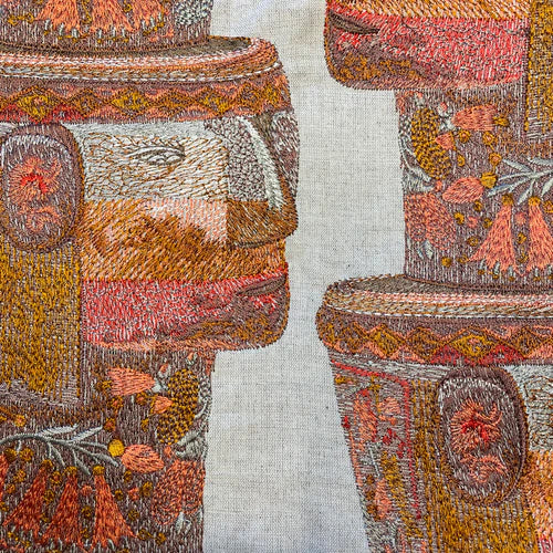 Kero Faces Pillow Decorative Pillow Ann Gish Complimentary Swatch 