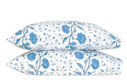 Khilana King Pillowcases- Pair Bedding Style Matouk Azure 