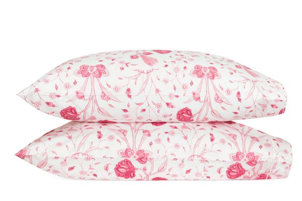 Khilana King Pillowcases- Pair Bedding Style Matouk Peony 