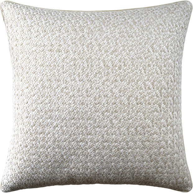 Lacing Alabaster 22" Pillow Decorative Pillow Ryan Studio 