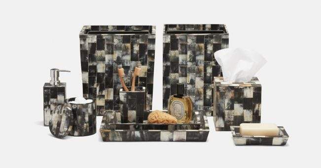 Lark Canister Bath Accessories Pigeon & Poodle 