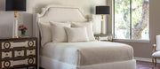 Laurie Diamond Quilted King Coverlet Bedding Style Lili Alessandra Ivory 
