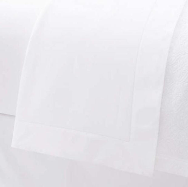 Lia Queen Flat Sheet Bedding Style Pine Cone Hill White 