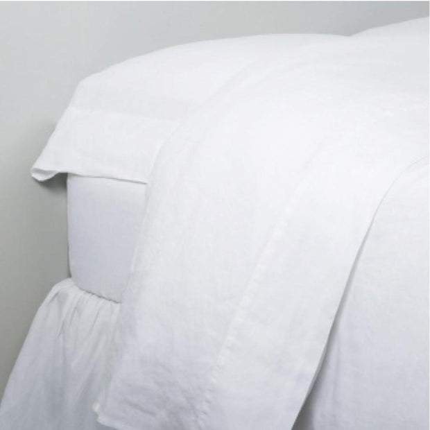 Linen Cal King Sheet Set Bedding Style Pom Pom at Home 