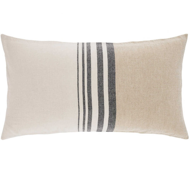 Linen Chenille Stripe King Sham Pine Cone Hill