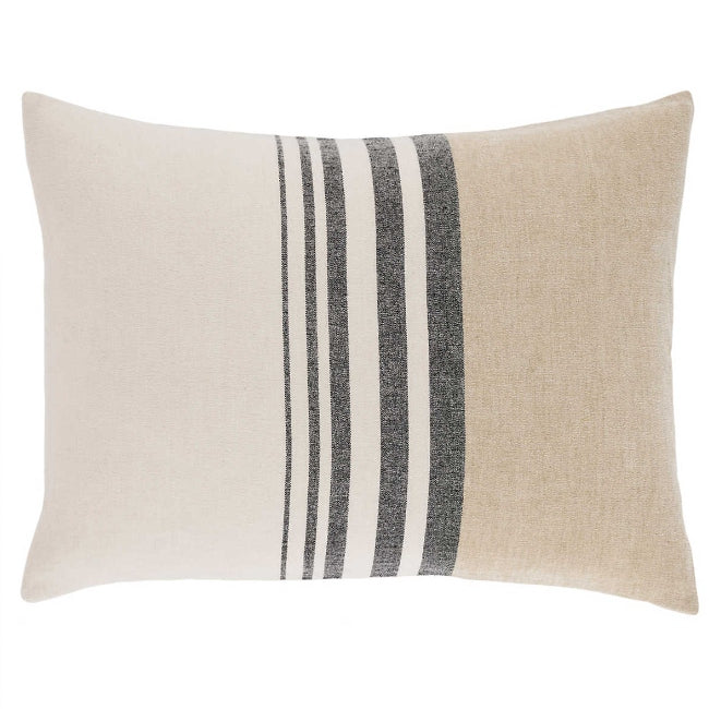 Linen Chenille Stripe Standard Sham Pine Cone Hill 