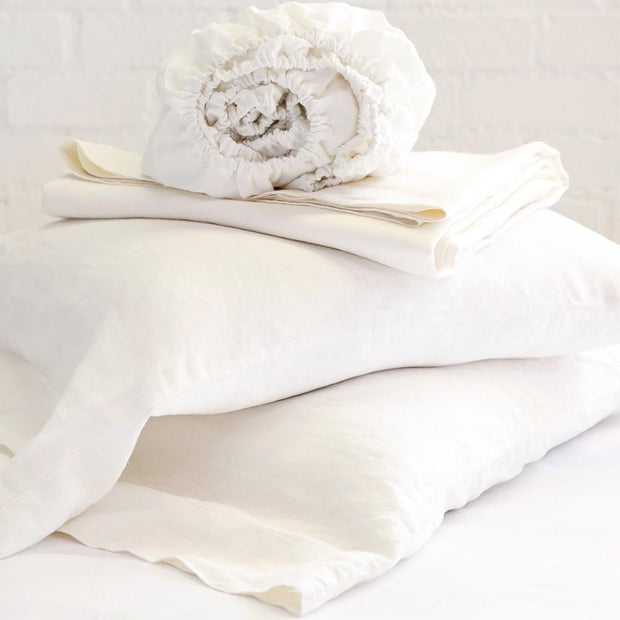 Linen King Sheet Set Bedding Style Pom Pom at Home 