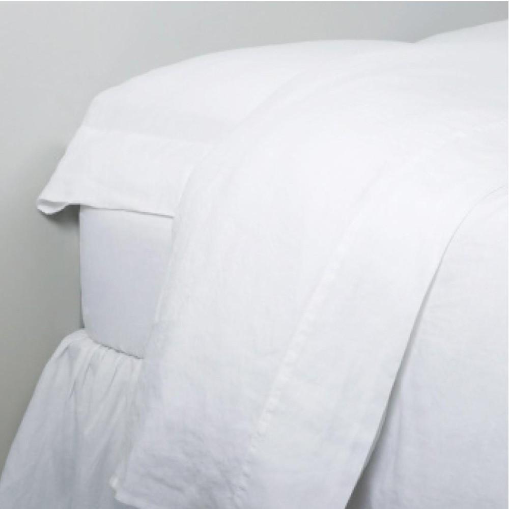 Linen Queen Sheet Set Bedding Style Pom Pom at Home 