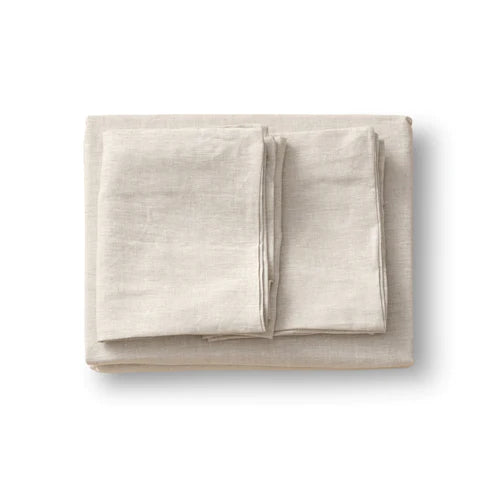 Linen Sheet Set - Queen Bedding Style Ann Gish Natural 