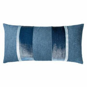 Linen Stripe 12x24 Decorative Pillow Kevin O'Brien Denim 