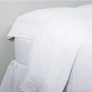 Linen Twin Sheet Set Bedding Style Pom Pom at Home 