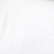 Linen Twin Sheet Set Bedding Style Pom Pom at Home White 