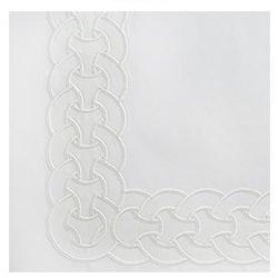 Links Queen Flat Sheet Bedding Style Home Treasures White 