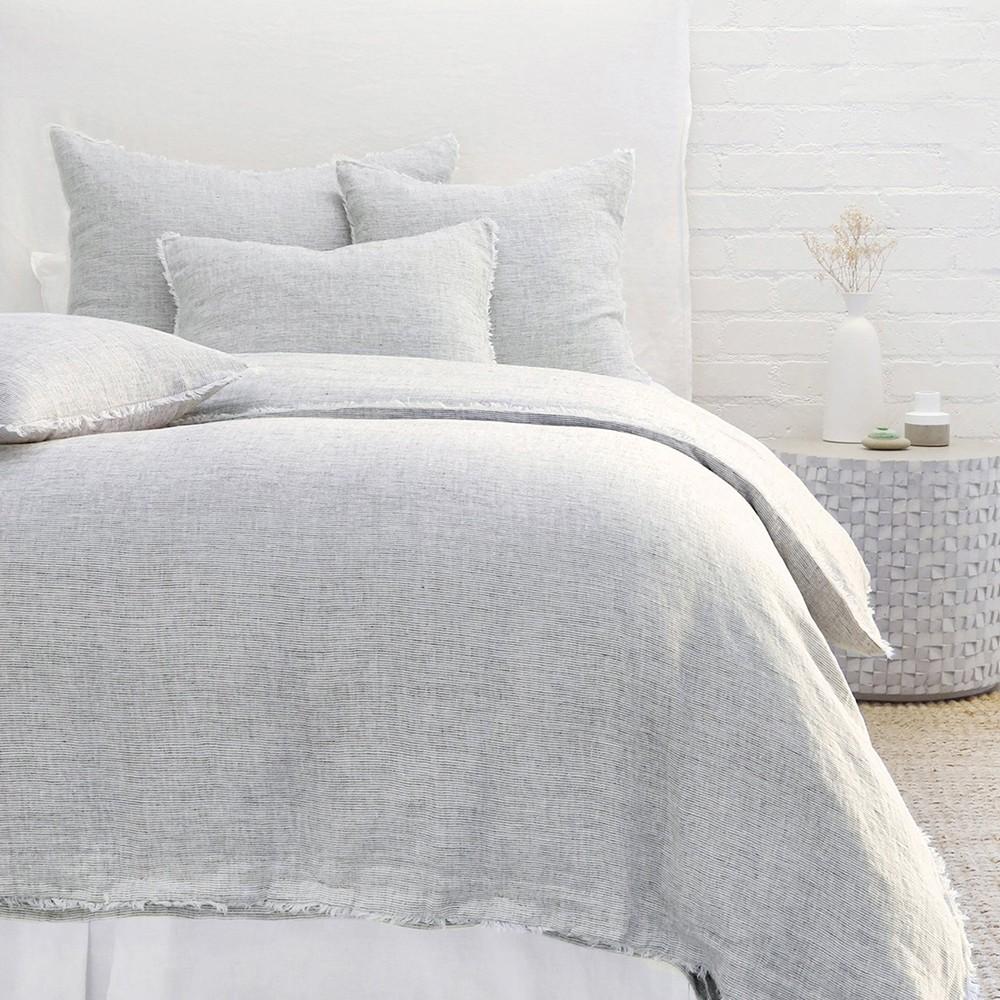 Logan Twin Duvet Cover Bedding Style Pom Pom at Home