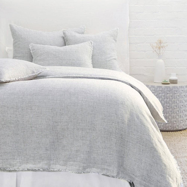Logan Twin Duvet Cover Bedding Style Pom Pom at Home 