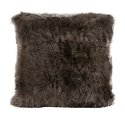 Longwool Sheepskin 11x22 Cushion Fibre Fossil 