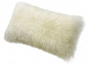 Longwool Sheepskin 11x22 Cushion Fibre Ivory 