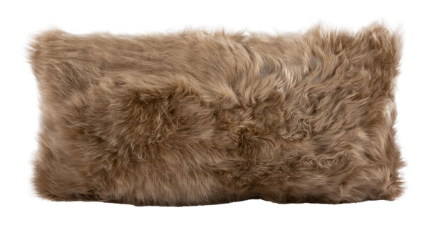 Longwool Sheepskin 20x20 Cushion Fibre Butterscotch 