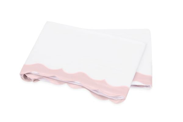 Lorelei Full/Queen Flat Sheet Bedding Style Matouk Pink 