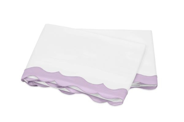 Lorelei King Flat Sheet Bedding Style Matouk Violet 