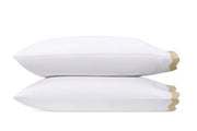 Lorelei King Pillowcase- Single Bedding Style Matouk Champagne 