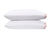 Lorelei King Pillowcase- Single Bedding Style Matouk Pink 