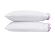 Lorelei Standard Pillowcase- Single Bedding Style Matouk Violet 