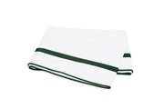 Louise King Flat Sheet Bedding Style Matouk Green 