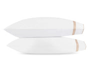Louise Standard Pillowcase-Pair Bedding Style Matouk Champagne 