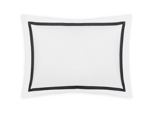 Lowell Boudoir Sham Bedding Style Matouk Black 