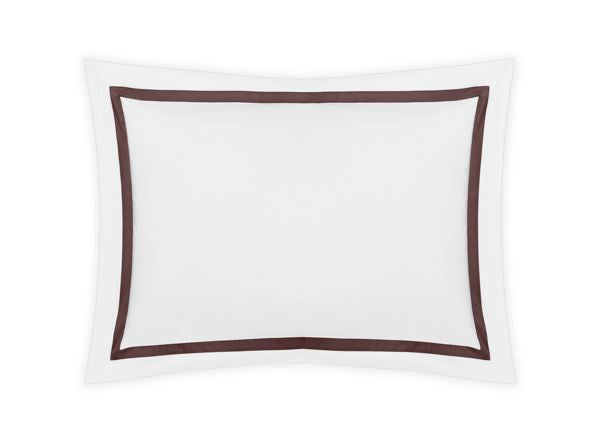 Lowell Boudoir Sham Bedding Style Matouk Chocolate 