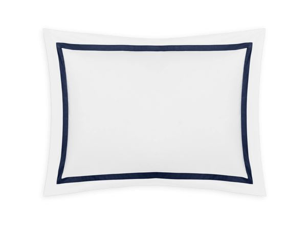 Lowell Boudoir Sham Bedding Style Matouk Navy 