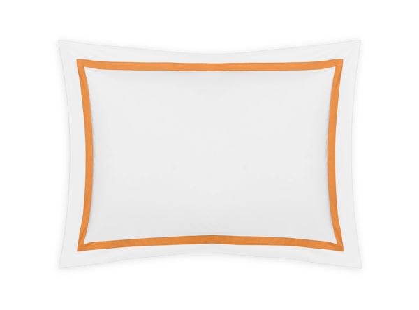 Lowell Boudoir Sham Bedding Style Matouk Tangerine 