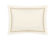 Lowell Euro Sham Bedding Style Matouk Ivory/Champagne 