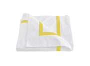 Lowell Full/Queen Duvet Cover Bedding Style Matouk Lemon 