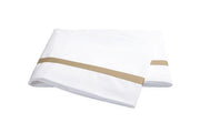 Lowell Full/Queen Flat Sheet Bedding Style Matouk Champagne 