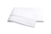Lowell Full/Queen Flat Sheet Bedding Style Matouk White 