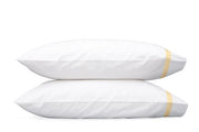 Lowell King Pillowcase-Single Bedding Style Matouk Honey 