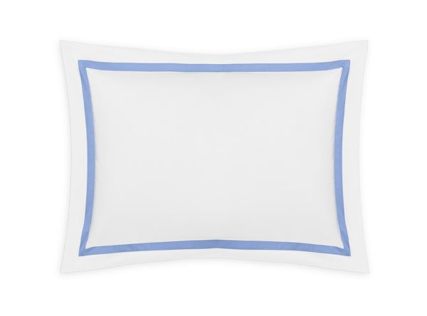 Lowell King Sham Bedding Style Matouk Azure 