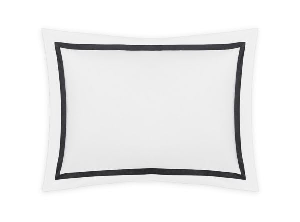 Lowell King Sham Bedding Style Matouk Black 