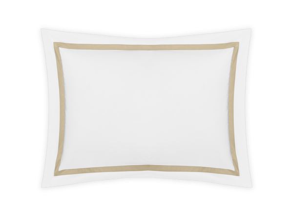 Lowell King Sham Bedding Style Matouk Champagne 