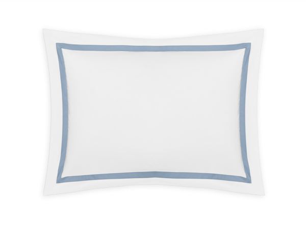 Lowell King Sham Bedding Style Matouk Hazy Blue 